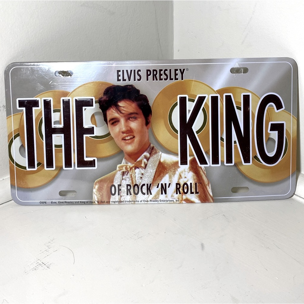Elvis license plate
